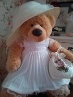 Grote Beer met trouwhoed en meer, Ophalen of Verzenden, Gebruikt, Stoffen beer, Overige merken