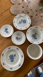 Jet by Ter Steege set borden servies blauw wit antiek, Antiek en Kunst, Ophalen of Verzenden