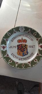 Herdenkingsbord Stroomverkoop Juni 1927, Ophalen of Verzenden