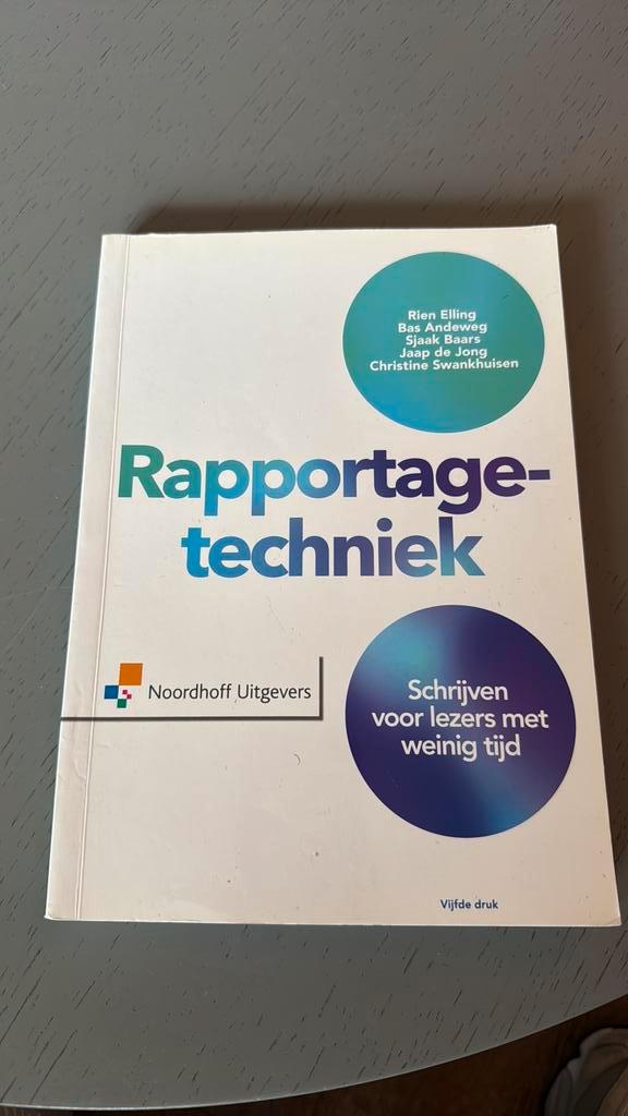 Jaap de Jong - Rapportagetechniek, Boeken, Wetenschap, Zo goed als nieuw, Sociale wetenschap, Ophalen of Verzenden