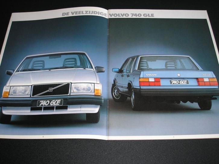 Volvo 740 GLE, 1984, Boeken, Auto's | Folders en Tijdschriften, Zo goed als nieuw, Volvo, Ophalen of Verzenden