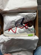 Nike Dunk Low Off White Lot 23 - Maat 44, Kleding | Heren, Schoenen, Ophalen of Verzenden, Nieuw, Wit, Sneakers of Gympen