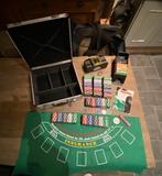 Complete Poker/blackjack set, Hobby en Vrije tijd, Vijf spelers of meer, Zo goed als nieuw, Ophalen