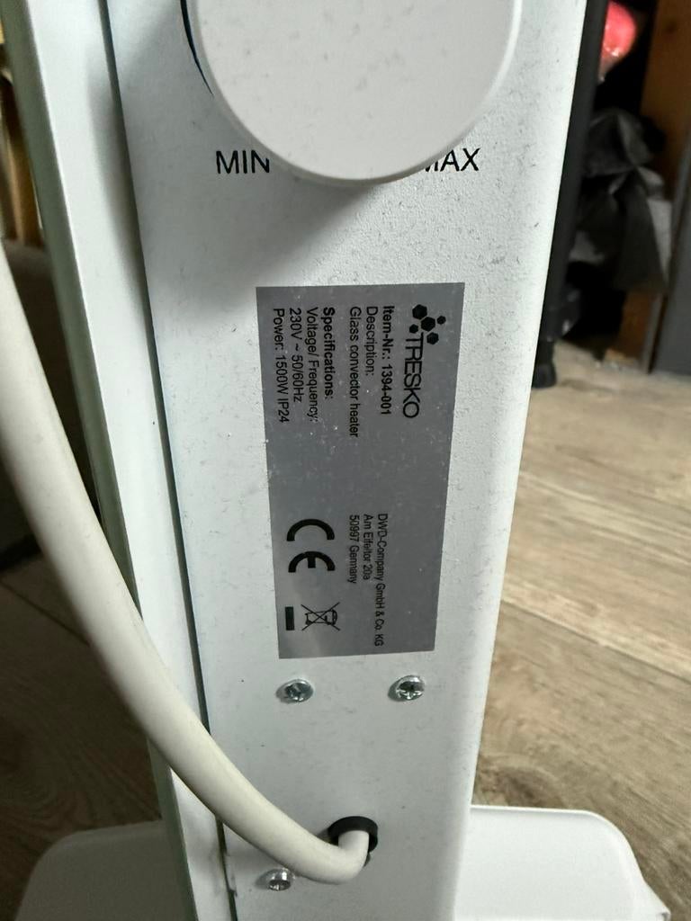 Mobiele radiator, Ophalen of Verzenden, Zo goed als nieuw, Radiator, 30 tot 80 cm