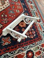 Wc rolhouder toiletrolhouder brocante wit krullen, Ophalen of Verzenden, Gebruikt, Wit, Overige typen