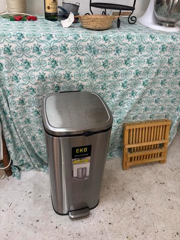 EKO Stella Step Bin 30L - Pedaalemmer RVS beschikbaar voor biedingen