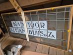 Glas in lood raam Kantoor Buijs - 60x160cm, Ophalen of Verzenden