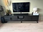 Tv meubel Newton zwart 230cm, Huis en Inrichting, Kasten | Televisiemeubels, Ophalen, Zo goed als nieuw, 200 cm of meer, Minder dan 100 cm