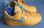 Nike Air Force 1 Low Off-White University Gold, Kleding | Heren, Schoenen, Ophalen of Verzenden, Zo goed als nieuw, Overige kleuren