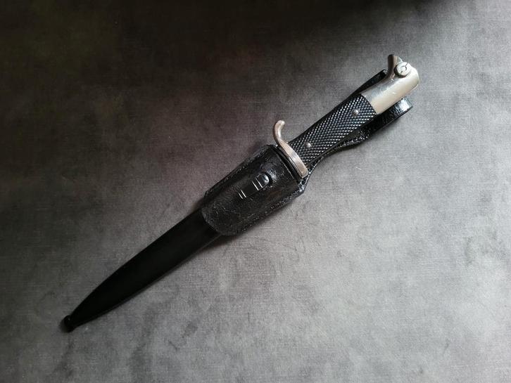 Repro schede en repro frog voor Duitse KS98 parade bajonet, Verzamelen, Militaria | Tweede Wereldoorlog, Landmacht, Mes of Dolk