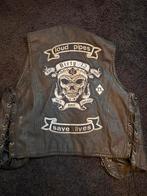 Mooi leren biker gilette, Ophalen of Verzenden, Tweedehands