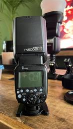 Yongnuo set: reportageflitser 600 ex-rt en trigger YN-E3-RT, Audio, Tv en Foto, Fotografie | Flitsers, Zo goed als nieuw, Ophalen