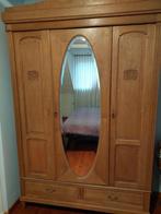 kledingkast, commode en nachtkastje, Huis en Inrichting, Kasten | Kledingkasten, Ophalen, Gebruikt, Eikenhout, Met hangruimte