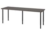 IKEA lagkapten 200x60 + 7 x olov, Huis en Inrichting, Ophalen, In hoogte verstelbaar, Gebruikt, Bureau
