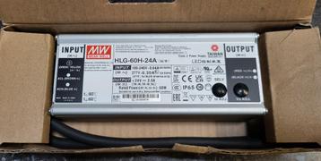 Meanwell LED transformator/ voeding HLG-60H-24 nieuw beschikbaar voor biedingen