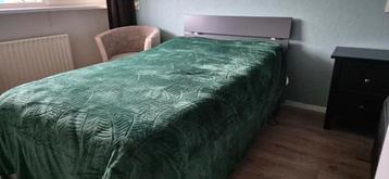 Zgan twijfelaar bed met elektrisch verstelbare lattenbodem  beschikbaar voor biedingen