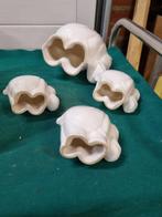 beelden nijlpaarden jaren 70 wit, Verzamelen, Ophalen of Verzenden