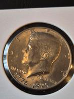 Zilveren halve dollar 1776-1976 in zeer goede staat, Ophalen of Verzenden, Noord-Amerika, Losse munt, Zilver