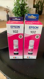 Epson 102 EcoTank Magenta ink bottle 2 stuks, Ophalen of Verzenden, Nieuw, Epson origineel