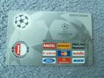 Champ.League Passe partout Eerste Ronde Vak X2, Ophalen of Verzenden, Gebruikt, Feyenoord, Overige typen