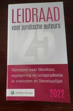 Leidraad voor juridische auteurs, Ophalen, Nieuw, Diverse auteurs, HBO