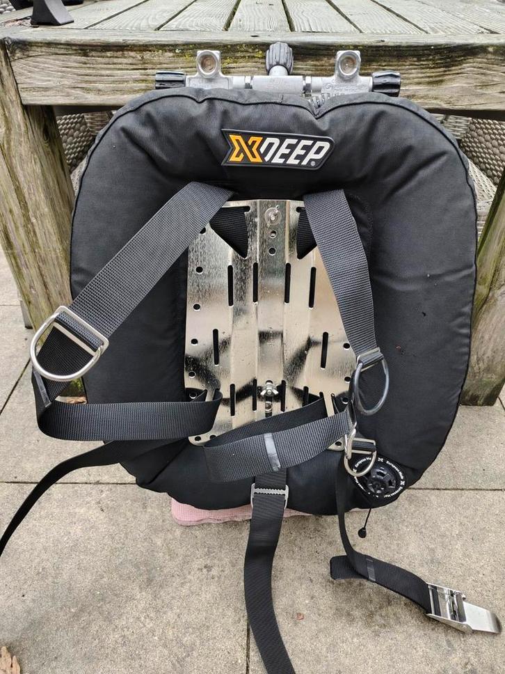 Complete dubbel 12L set incl wing en backplate, Watersport en Boten, Duiken, Zo goed als nieuw, Duikfles, Ophalen of Verzenden