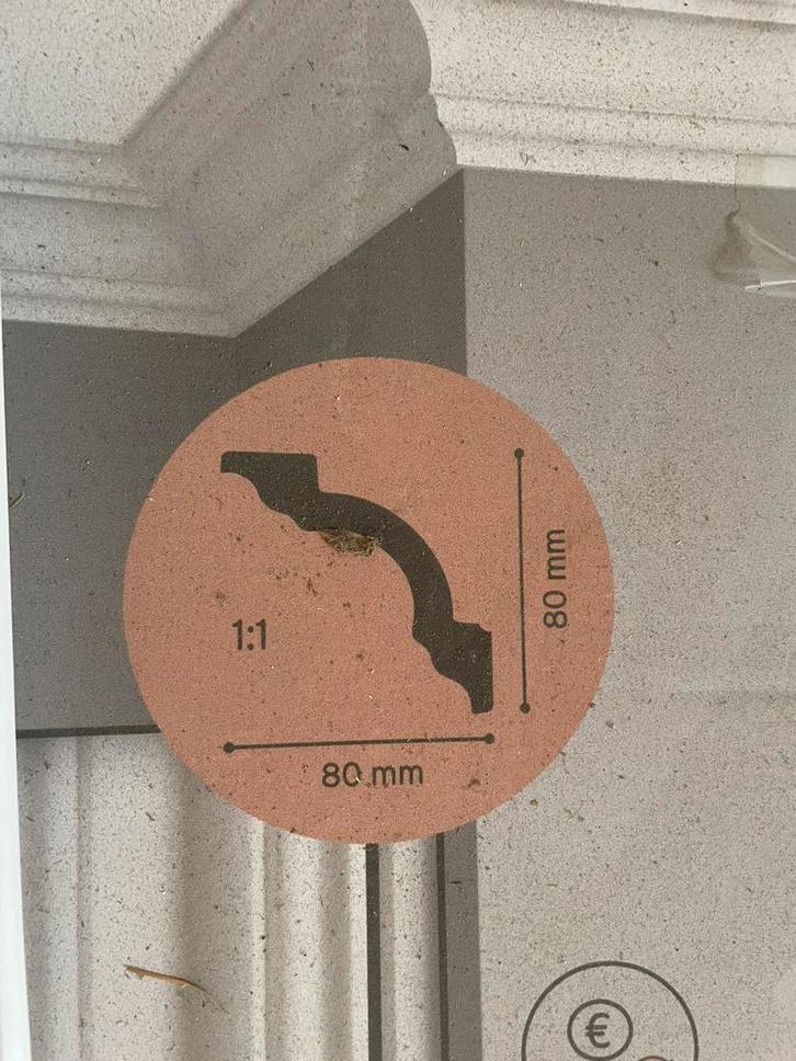 Plafondlijsten wit, Doe-het-zelf en Verbouw, Plinten en Afwerking, Nieuw, Plinten, Overige materialen, 150 tot 200 cm, Ophalen of Verzenden