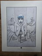 Prent Enki Bilal Bleu Sang 40x50, Eén stripboek, Ophalen, Zo goed als nieuw