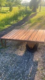 Robuuste Salon tafel, Huis en Inrichting, Tafels | Salontafels, Ophalen, Gebruikt, 100 tot 150 cm, 50 tot 100 cm