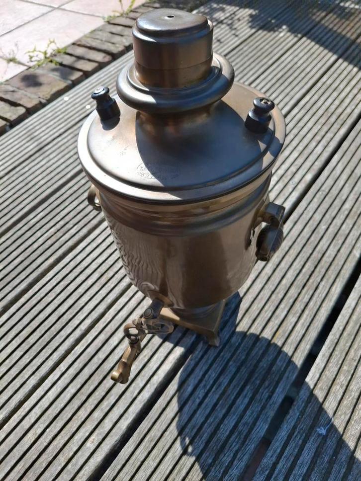 Antieke Samovar - Russisch Theewaterkoker, Antiek en Kunst, Antiek | Koper en Brons, Koper, Ophalen of Verzenden