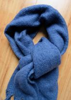 Nieuw: Grote warme Mucho Gusto sjaal blauw 200 x 50 cm, Kleding | Dames, Mutsen, Sjaals en Handschoenen, Nieuw, Ophalen of Verzenden