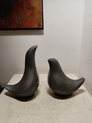 2874 Abstracte Aluminium Lovebirds - Modern Design beschikbaar voor biedingen