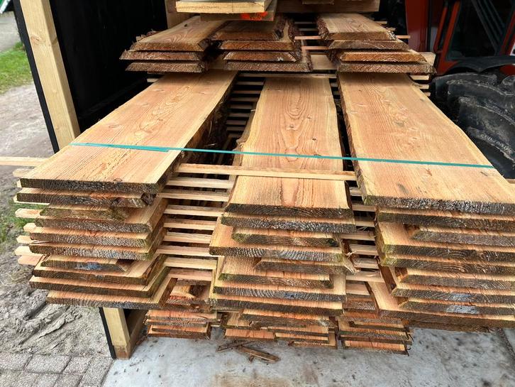 Lariks schaaldelen potdeksel wandbetimmering plank schutting, Tuin en Terras, Palen, Balken en Planken, Nieuw, Planken, Ophalen of Verzenden