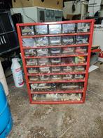 vintage metalen organizer spijkers schroeven, Doe-het-zelf en Verbouw, Ophalen, Zo goed als nieuw