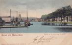 675E Rotterdam Rotte met molen De Zwaan, 1901 - kleur!, Ophalen of Verzenden, Voor 1920, Gelopen, Zuid-Holland