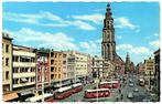 28171	Groningen	1968 autobus	Trolleybus	Gelopen met postzege, Verzamelen, Ansichtkaarten | Nederland, Ophalen of Verzenden, 1960 tot 1980