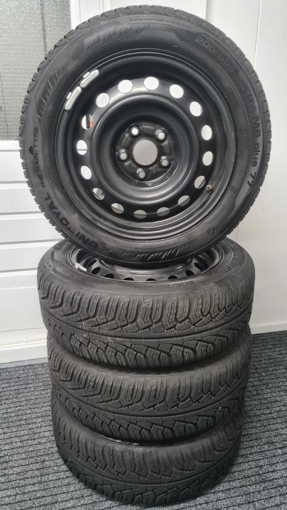 Auris Winterbanden op velgen TPMS 7MM, Auto-onderdelen, Banden en Velgen, Banden en Velgen, Winterbanden, 16 inch, 205 mm, Personenwagen