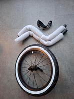 Deryan V2 fietskar harloopwiel en bevestigingsstangen, Ophalen, Gebruikt, Kinderkar, Deryan