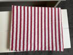 Nieuw: lap rood/wit gestreepte katoen, 120 cm of meer, Nieuw, Ophalen of Verzenden, Katoen
