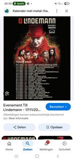 Till Lindeman in Frankfurt!! 6 november