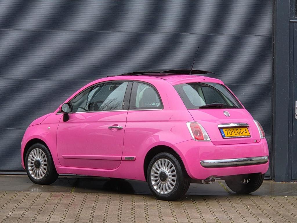 Fiat 500 1.2 Rosa automaat nap goed onderhouden (bj 2010), Auto's, Fiat, Euro 5, Gebruikt, 1242 cc, Origineel Nederlands
