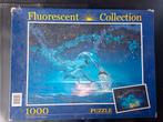 Glow in the dark puzzel van dolfijnen 1000 stukjes, Ophalen, 500 t/m 1500 stukjes, Zo goed als nieuw, Legpuzzel