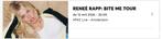 Renee Rapp | Bite Me Tour | AFAS 12-03-2026, Tickets en Kaartjes, Twee personen, Maart