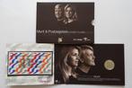Set munt € 10 + postzegels Huwelijk Willem-Alexander&Maxima, Setje, Koningin Beatrix, Euro's, Ophalen of Verzenden