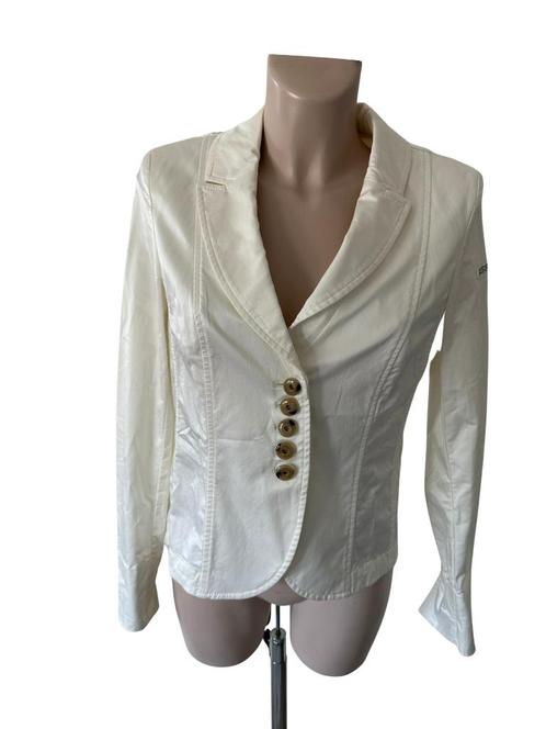 Airfield blazer S, Kleding | Dames, Jasjes, Kostuums en Pakken, Zo goed als nieuw, Maat 36 (S), Wit, Ophalen of Verzenden