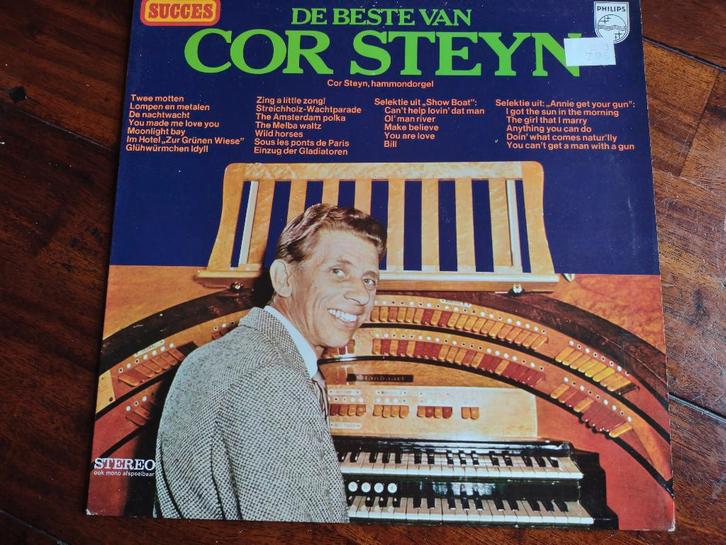 Hammond Orgel LP - De beste van Cor Steyn, Cd's en Dvd's, Vinyl | Jazz en Blues, Zo goed als nieuw, Jazz, 1960 tot 1980, 12 inch