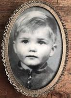 Oud ovaal fotolijstje (974) met een fraaie filigrain lijst, Antiek en Kunst, Ophalen of Verzenden