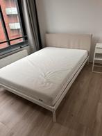 Bed & matras 140x200 cm, Huis en Inrichting, Slaapkamer | Bedden, Ophalen, Wit, Tweepersoons, 140 cm