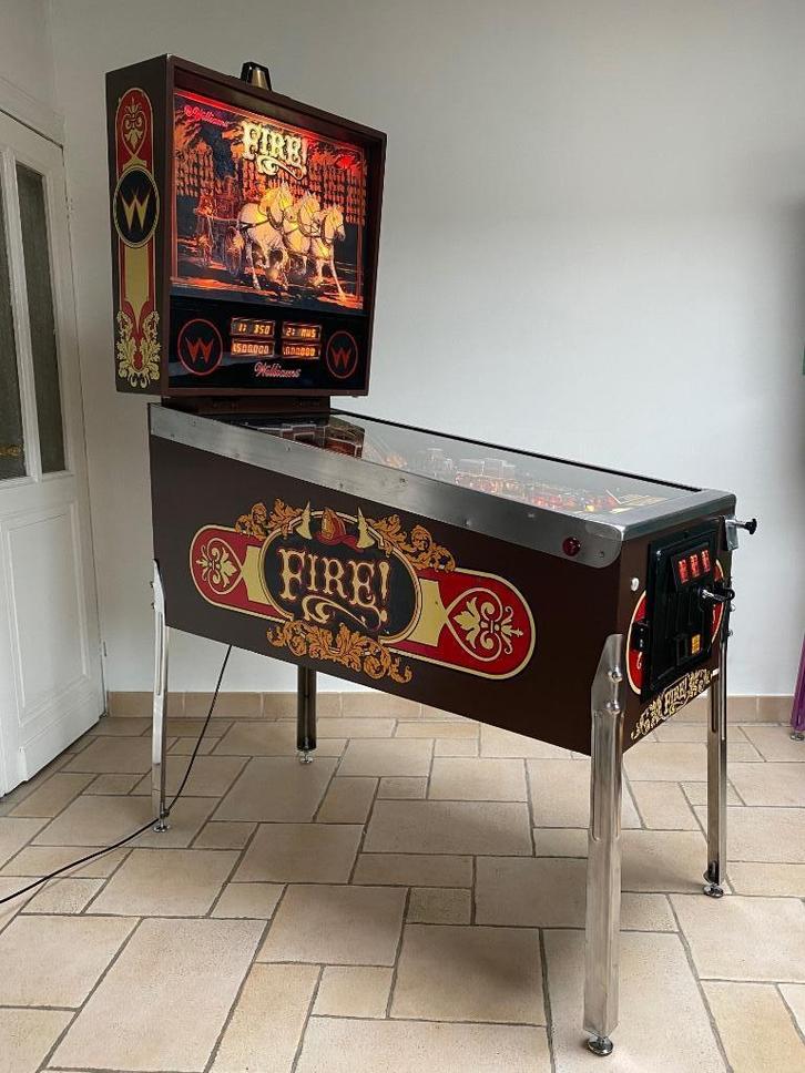 Flipperkast Fire! Williams zeer mooi!, Verzamelen, Automaten | Flipperkasten, Zo goed als nieuw, Elektronisch, Flipperkast, Williams