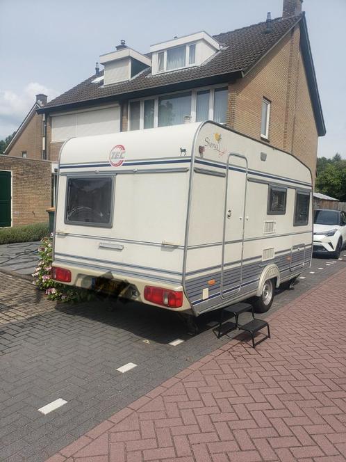 TEC Siena Saphir 450  incl. Compete inboedel, Caravans en Kamperen, Caravans, Particulier, tot en met 4, Treinzit, Dwarsbed, Vast bed